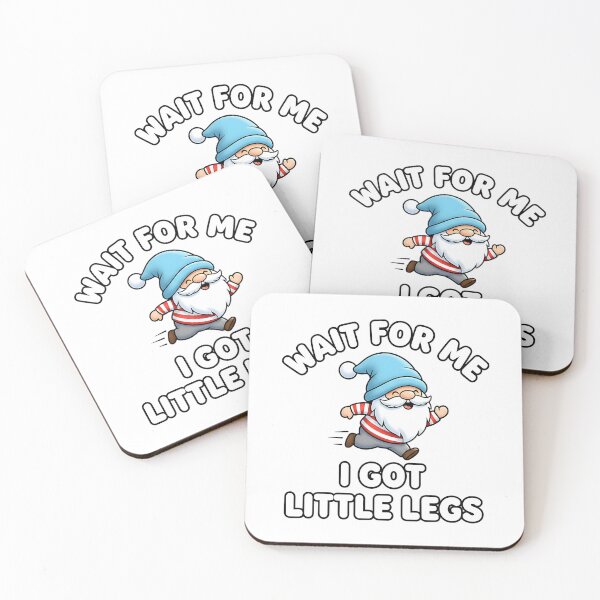Item preview, gnome little legs funny whimsical quote design designed and sold by ArtDesignTp.