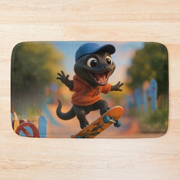 Item preview, Skater Southern Black Racer Snake designed and sold by Sillytoe.