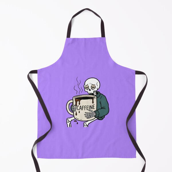 Item preview, Tired Skeleton Coffee Design – “Caffeine” Mug Graphic | Funny Dark Humor Coffee Lover Art designed and sold by Raw Tigers.