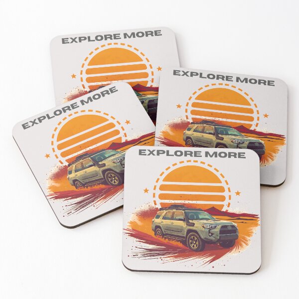 Item preview, Retro Off-Road Adventure SUV Desert Sunset Graphic designed and sold by DOROTA-0909.