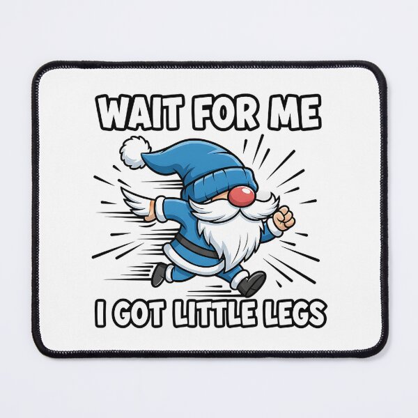 Item preview, gnome wait for me cute funny garden quote designed and sold by ArtDesignTp.