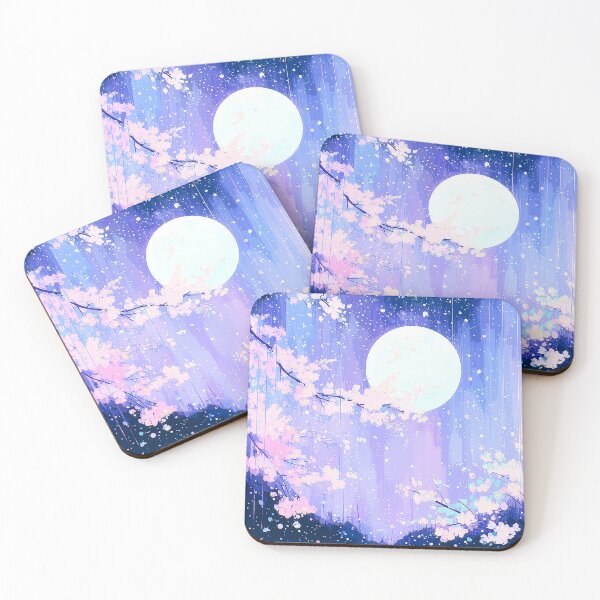 Item preview, Moonlit Sakura Dreamscape Night designed and sold by Dusk Atelier.