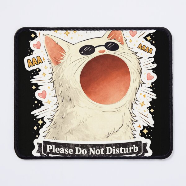 Item preview, Internally Screaming Cat Meme Funny Introvert Please Do Not Disturb Design designed and sold by sumodesign.