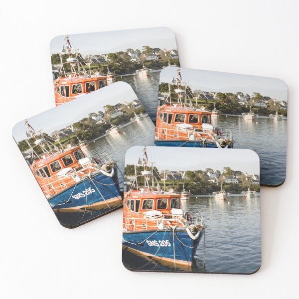 Item preview, SNSM Lifeboat - Picturesque Doëlan Harbor, Brittany designed and sold by Open Road Gallery .