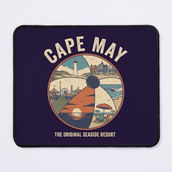 Item preview, Cape May NJ Shirt Vintage Beach Ball Collage The Original Seaside Resort Jersey Shore designed and sold by Milasneeze.