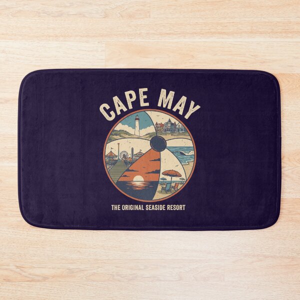 Item preview, Cape May NJ Shirt Vintage Beach Ball Collage The Original Seaside Resort Jersey Shore designed and sold by Milasneeze.