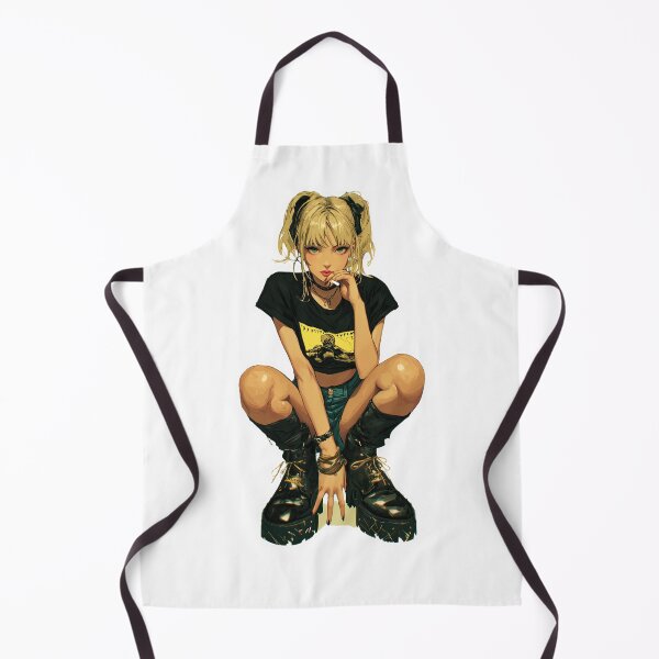 Item preview, Blonde Anime Girl in Yellow Streetwear designed and sold by Piotrek0001.