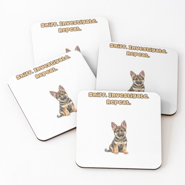 Item preview, Sniff Investigate Repeat Curious Dog Life Humor designed and sold by NatureUnleashed.