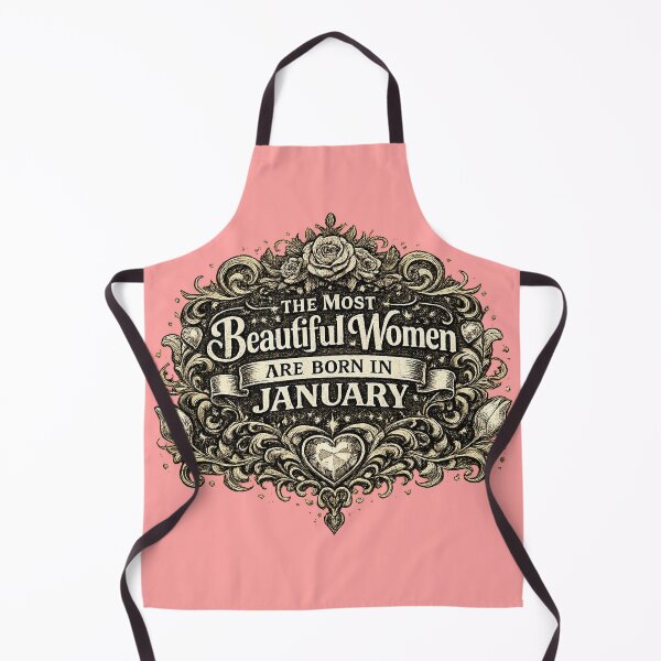Item preview, The Most Beautiful Women Are Born In January – Vintage Birthday Design – January Birthday Gift for Women designed and sold by Szapeee.