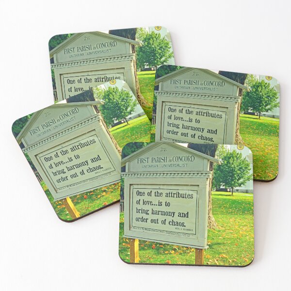 Item preview, First Parish Church of Concord, Massachusetts, Bell Tower, Attributes of Love, Sign, 1998 designed and sold by AMacGPhilly.