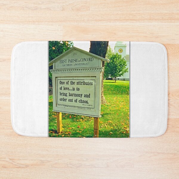 Item preview, First Parish Church of Concord, Massachusetts, Bell Tower, Attributes of Love, Sign, 1998 designed and sold by AMacGPhilly.