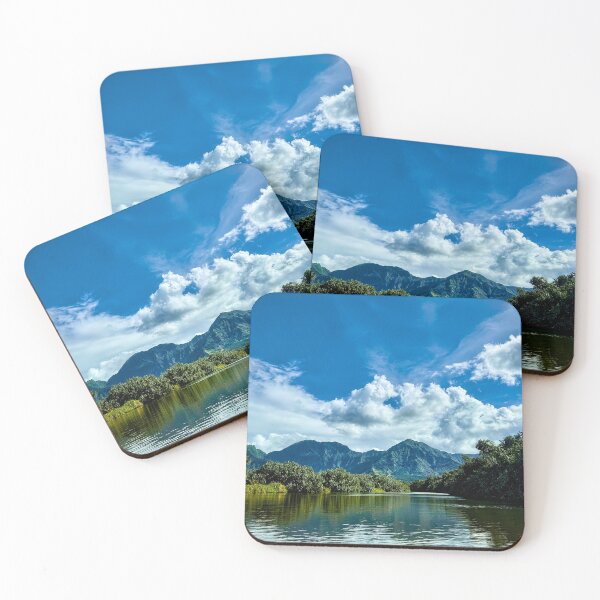 Item preview, Hanalei River — Kauai Hawaii Mountain Landscape Photography designed and sold by Grantw90.