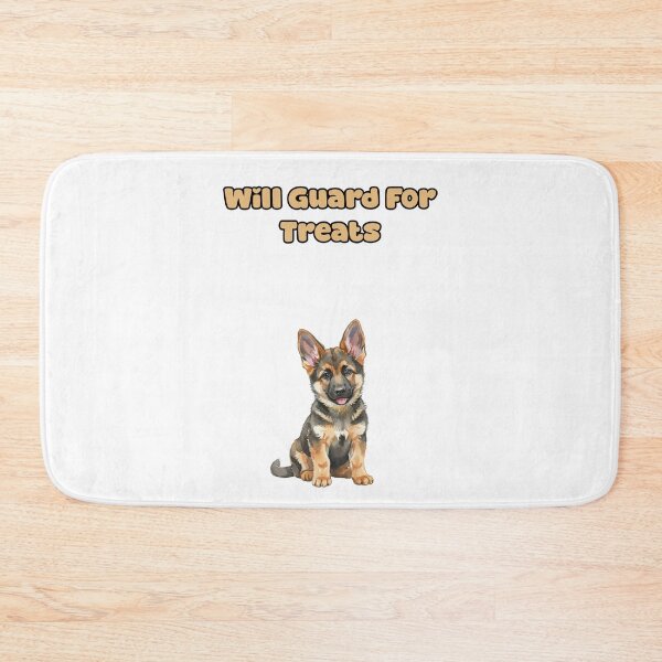 Item preview, Will Guard For Treats Funny Dog Protection Humor designed and sold by NatureUnleashed.