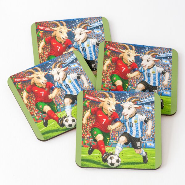 Item preview, The Ultimate GOAT Rivalry: Portugal vs Argentina  designed and sold by digitalbob60.