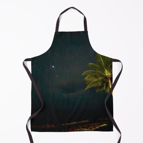 Item preview, Hawaii Astrophotography — Palm Trees Under the Stars Big Island Night Sky designed and sold by Grantw90.