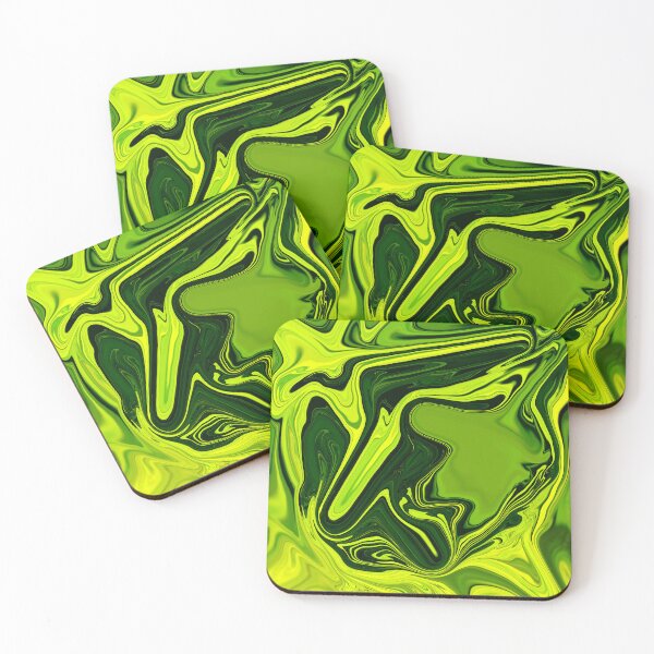 Item preview, Neon Green Liquid Marble Flow designed and sold by James McCleese.