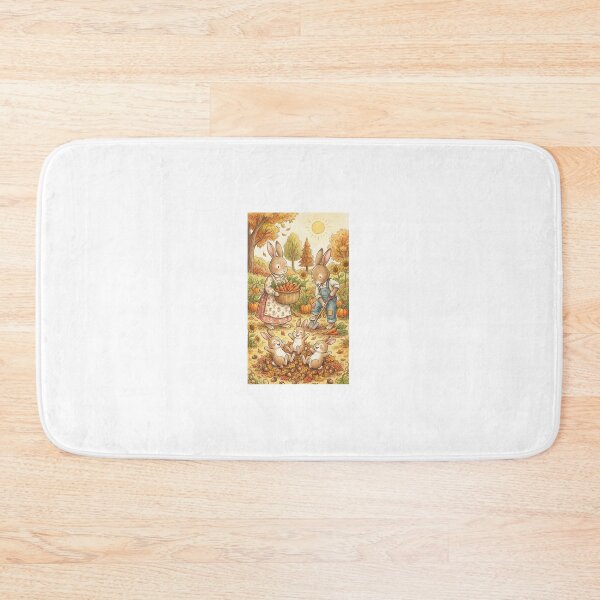 Item preview, Rabbits in the garden in autumn  designed and sold by carlsmart1.