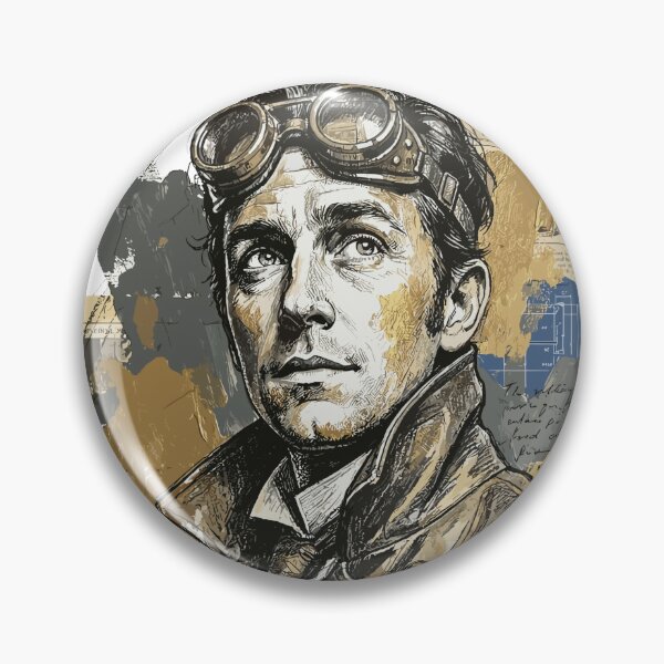 Item preview, Vintage Steampunk Aviator Explorer Collage Art designed and sold by TaruHonu.