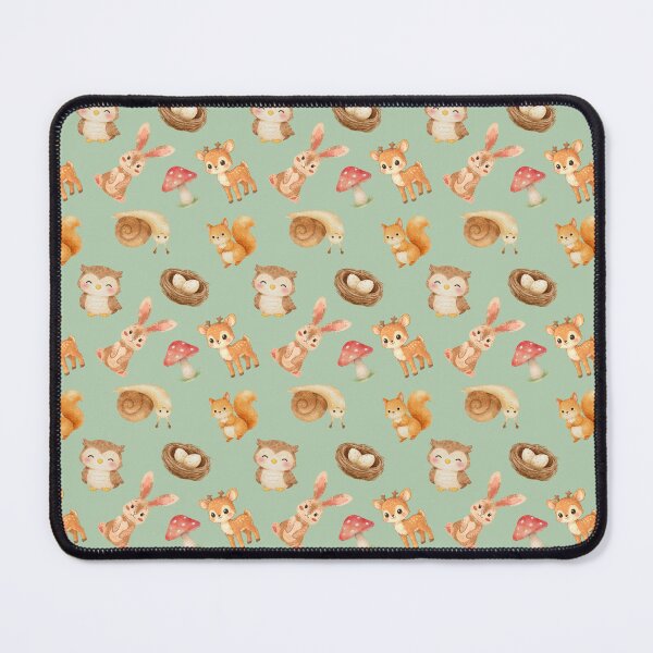 Item preview, Cute Woodland Animals Pattern designed and sold by Cosmic Badger.