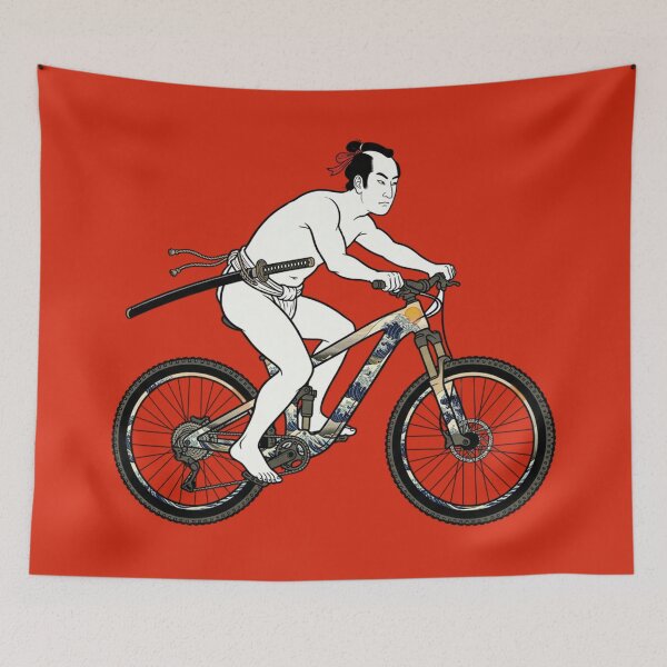 Item preview, Samurai Mountain Bike Rider designed and sold by FLIP-original.