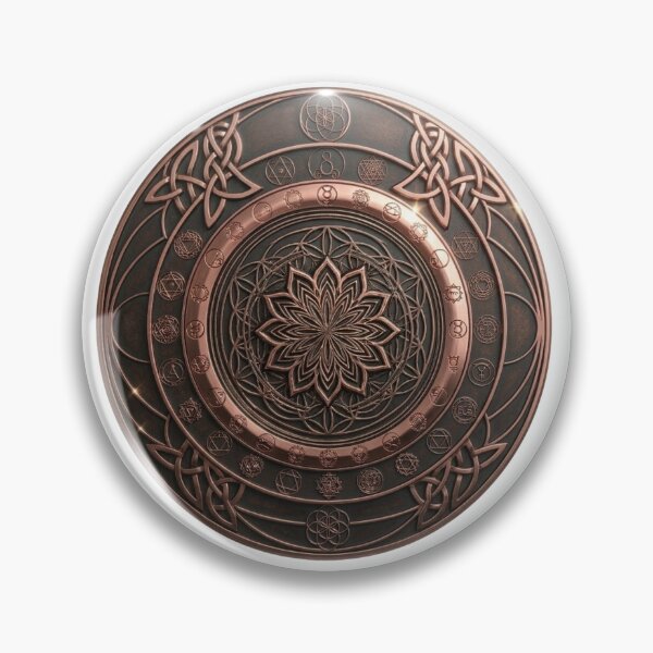 Item preview, Alchemist’s Sacred Mandala - Copper Occult Geometry designed and sold by KireaDesigns.