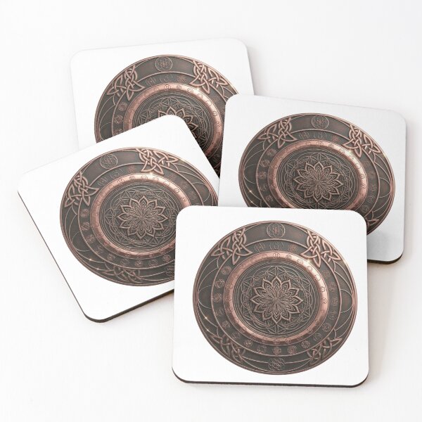 Item preview, Alchemist’s Sacred Mandala - Copper Occult Geometry designed and sold by KireaDesigns.