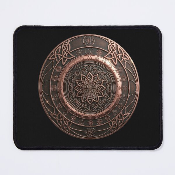 Item preview, Alchemist’s Sacred Mandala - Copper Occult Geometry designed and sold by KireaDesigns.