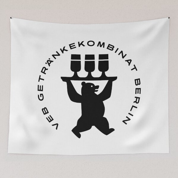 Item preview, VEB Getränkekombinat Berlin logo (black) designed and sold by VEB Ostladen.
