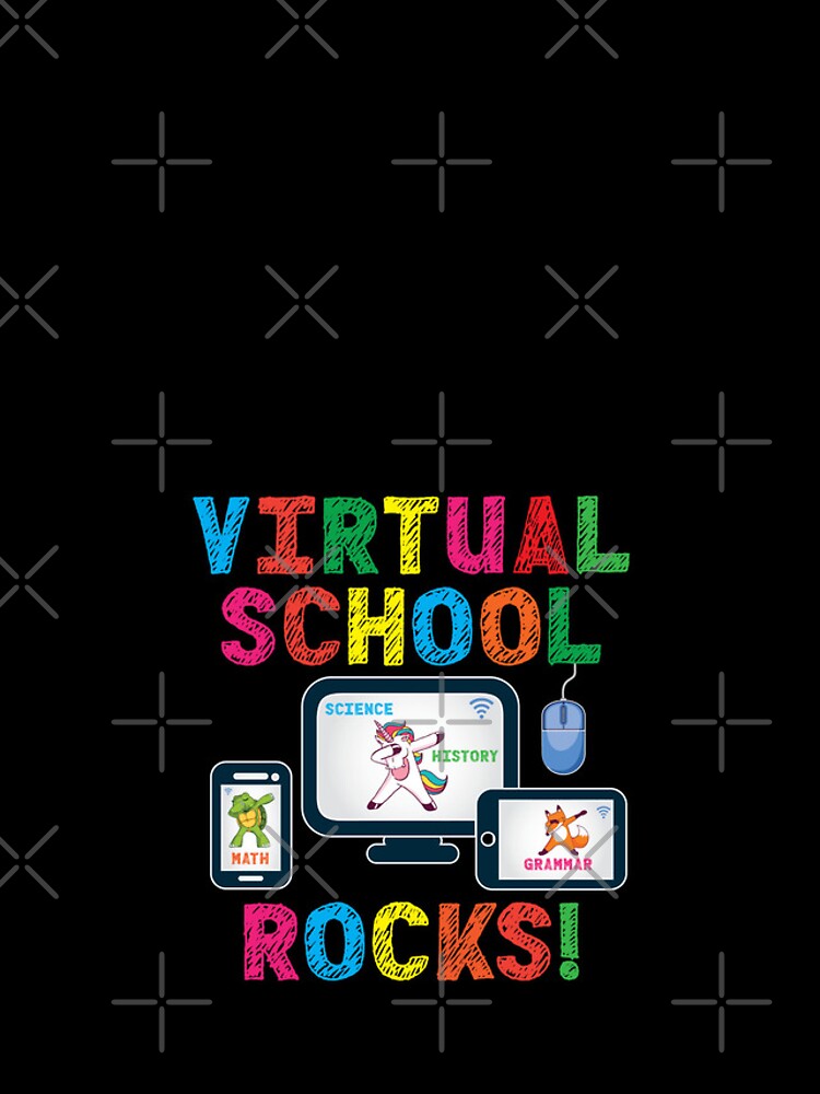 Thumbnail 4 of 4, iPhone Case, Virtual School Rocks Unicorn Math Fox designed and sold by rlguieb.