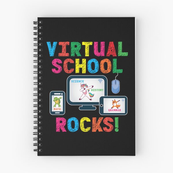 Item preview, Virtual School Rocks Unicorn Math Fox designed and sold by Rosemarie Guieb Designs.