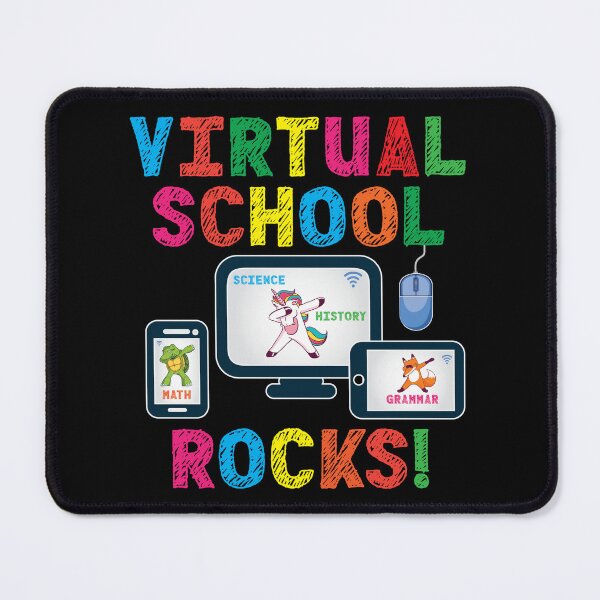 Item preview, Virtual School Rocks Unicorn Math Fox designed and sold by Rosemarie Guieb Designs.