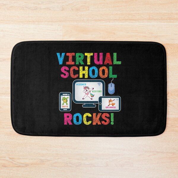 Item preview, Virtual School Rocks Unicorn Math Fox designed and sold by Rosemarie Guieb Designs.