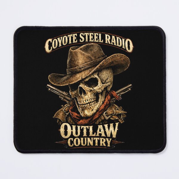 Item preview, Cowboy Skull Outlaw Country Western Graphic designed and sold by CoyoteSteelRd.