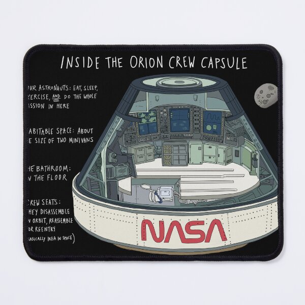 Item preview, Inside the Orion Crew Capsule designed and sold by audramaticart.
