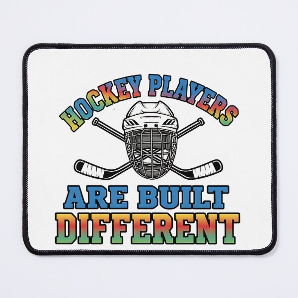 Item preview, hockey life built different funny sports quote designed and sold by ArtDesignTp.