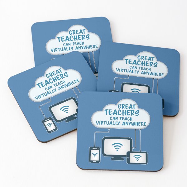 Item preview, Great Teachers Teach Virtually Anywhere designed and sold by Rosemarie Guieb Designs.