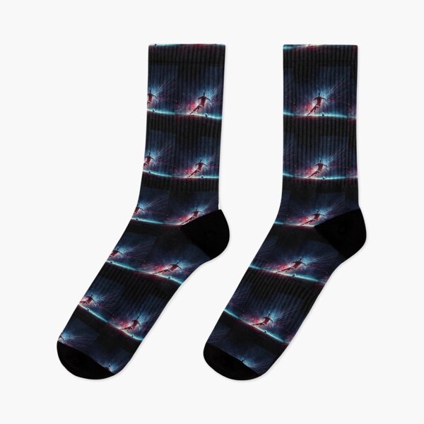 Item preview, Epic Soccer Kick – Neon Energy Football Player Art | Futuristic Sports Design designed and sold by Pigmentra.