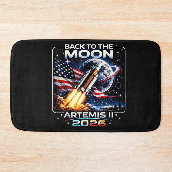 Item preview, Back to the Moon – Artemis II 2026 Rocket Space Design designed and sold by tarikusa02.