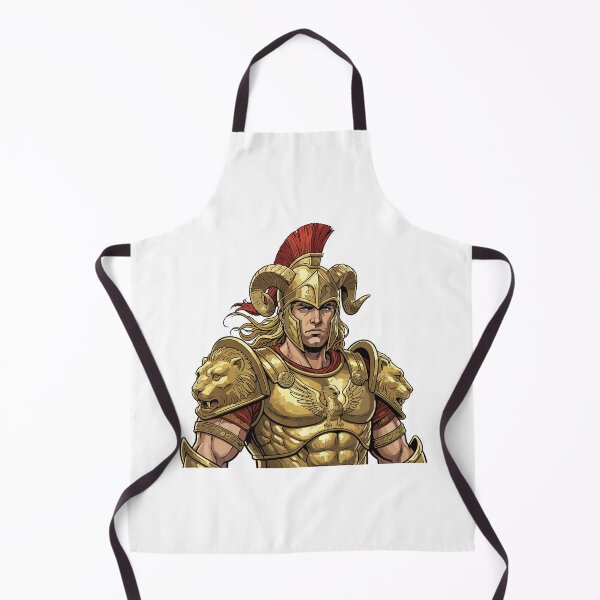 Item preview, Head of historical figure, Alexander the Great, young Greek Warrior in armor and helmet designed and sold by Danler.