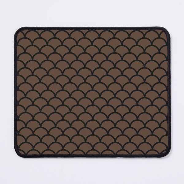 Item preview, Brown And Black Mermaid Scales Pattern designed and sold by pattern-archive.