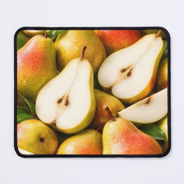 Item preview, Golden Blush Pear Harvest | Juicy Autumn Fruit Pattern | Fresh Orchard Kitchen Decor designed and sold by SergioMiklos.