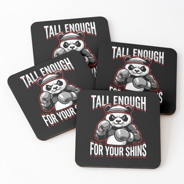 Item preview, Tall Enough For Your Shins Funny Panda Boxer Sarcastic Animal Meme Cute Streetwear Humor designed and sold by bilal sibgui.