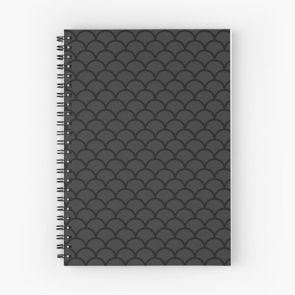 Item preview, Charcoal And Black Mermaid Scales Pattern designed and sold by pattern-archive.