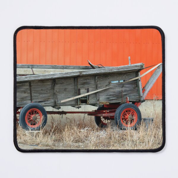 Item preview, Rustic Wagon Behind Grain Elevator designed and sold by Lainey1978.