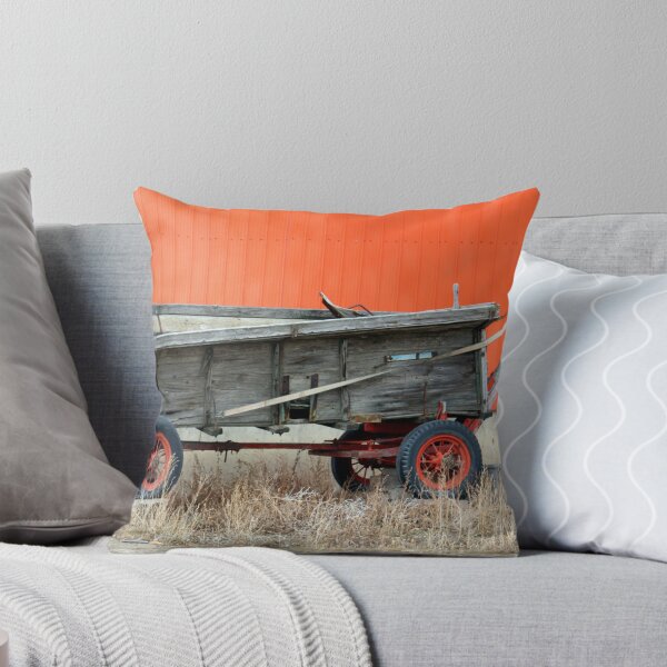 Item preview, Rustic Wagon Behind Grain Elevator designed and sold by Lainey1978.