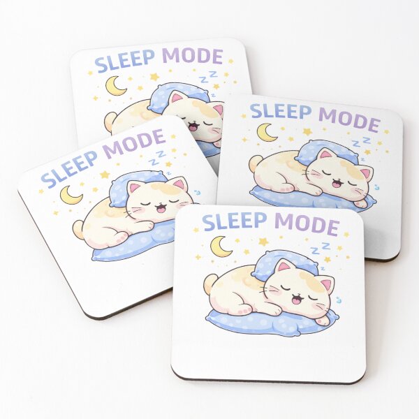Item preview, Nap Mode ON – Cute Sleepy Kawaii Cat | Funny Lazy Mood Aesthetic Gift designed and sold by Kawaii Cosmos Cats.