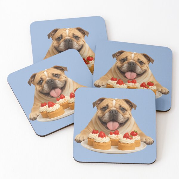 Item preview, Too Many Cakes – Indulgent Dog designed and sold by PurrfectWhisper.