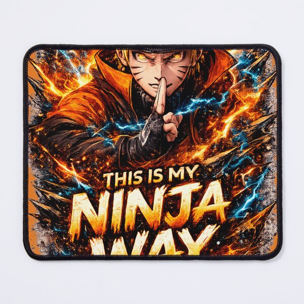 Item preview, This Is My Ninja Way – Anime Ninja Sage Mode Neon Power Design designed and sold by Walli's.