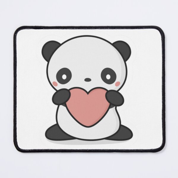 Item preview, Cute Kawaii Panda Sticker with Heart – Adorable Love Cartoon Animal designed and sold by ZYNORAworld.