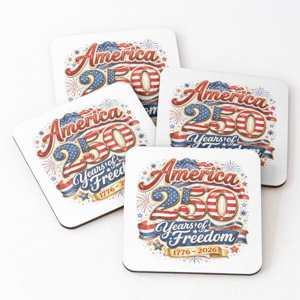 Item preview, America 250 Years of Freedom 1776–2026 Patriotic Design, USA Flag Independence Day, 4th of July Celebration designed and sold by Polarisofficial.